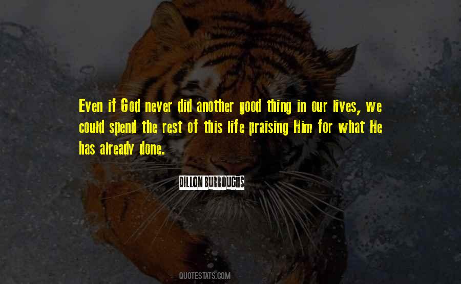 Quotes About God Good Life #216151