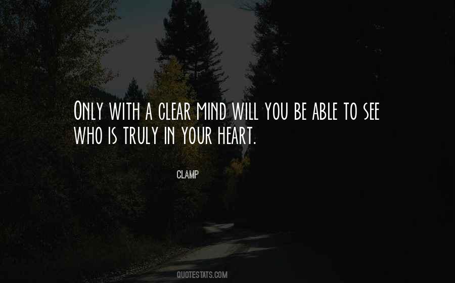 How To Clear Your Mind Quotes #129614