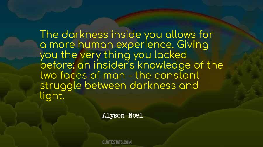 Human Darkness Quotes #263481
