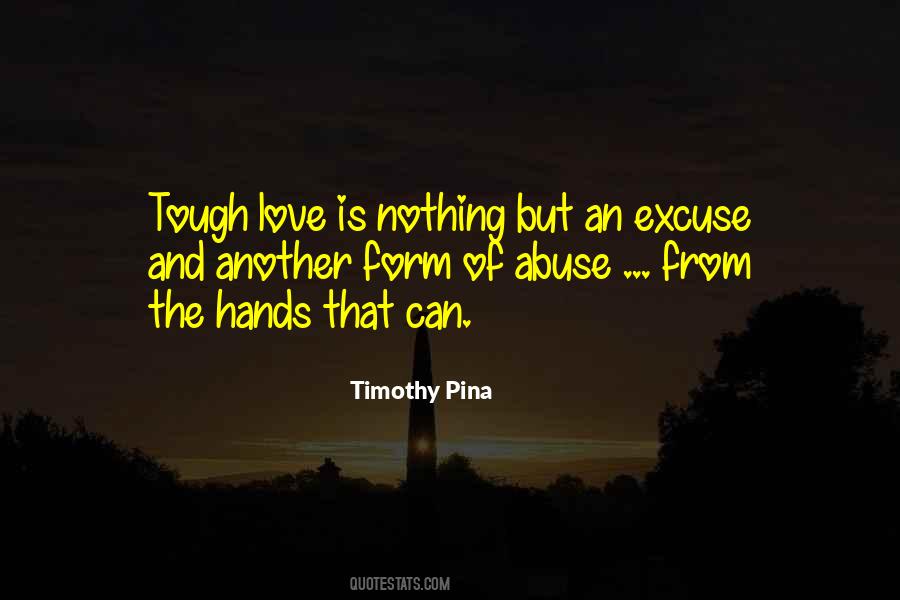 Love Is Tough Quotes #1616785