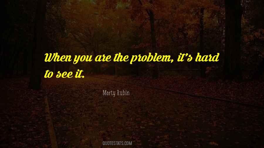 When You Are The Problem Quotes #1032240