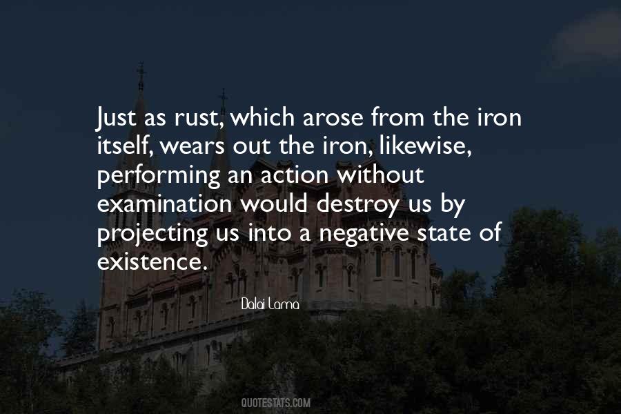 Quotes About Negative Action #129505