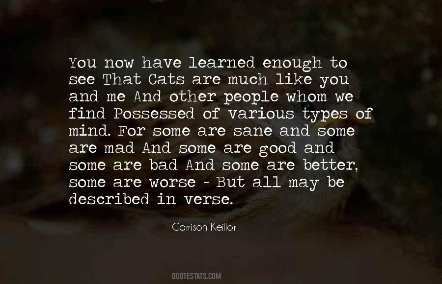 Bad Cat Quotes #1851069
