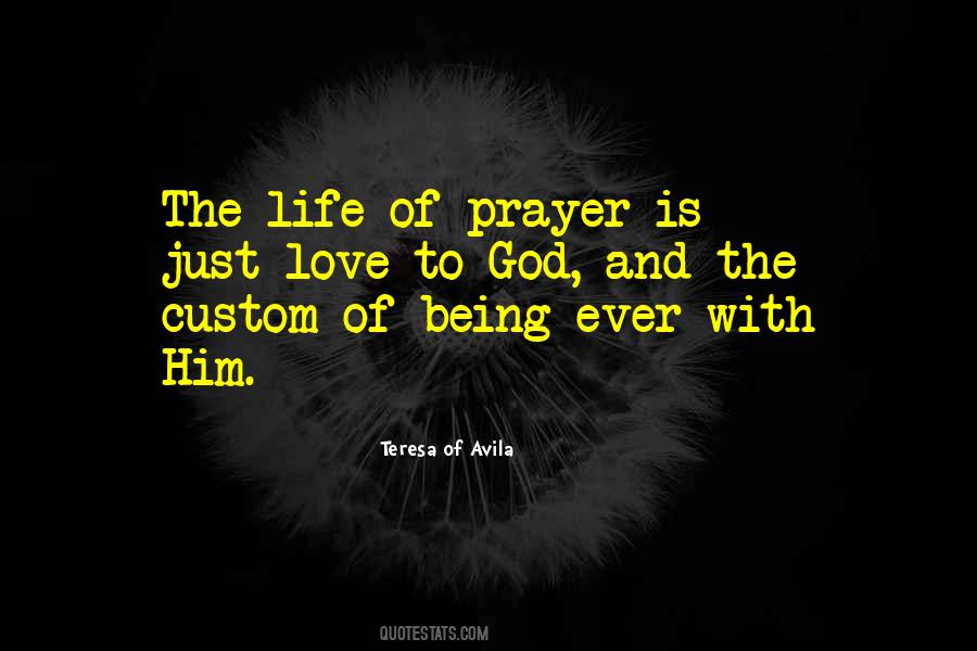 Prayer Is Life Quotes #161461