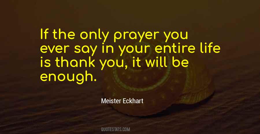 Prayer Is Life Quotes #177177