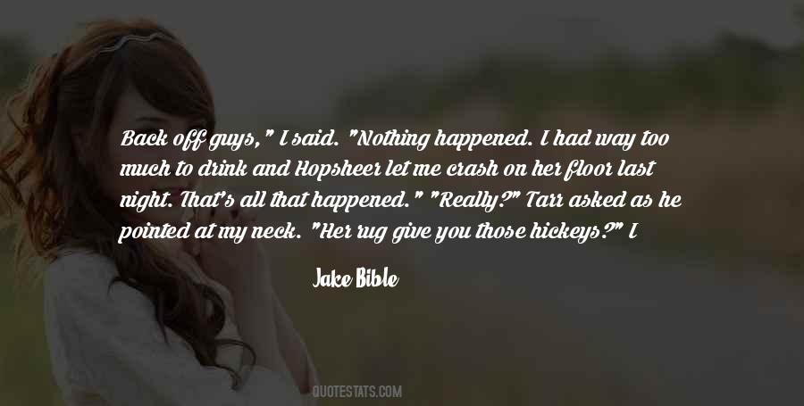 Night Drink Quotes #1025668
