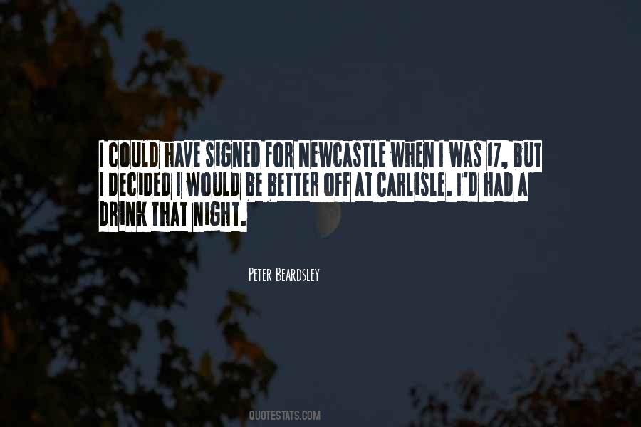 Night Drink Quotes #116976