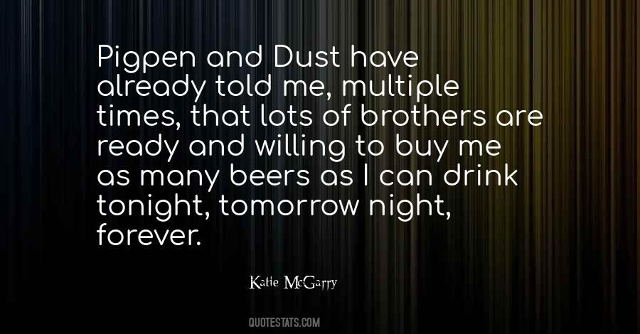 Night Drink Quotes #873340