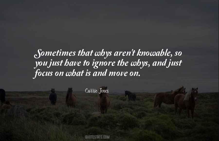 Focus On What You Have Quotes #1231089