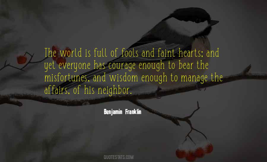 Wisdom Of Fools Quotes #331683