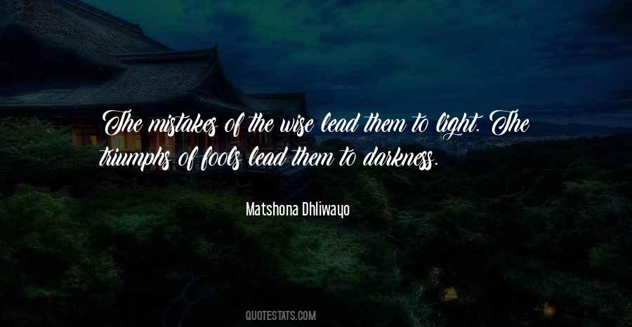 Wisdom Of Fools Quotes #689134