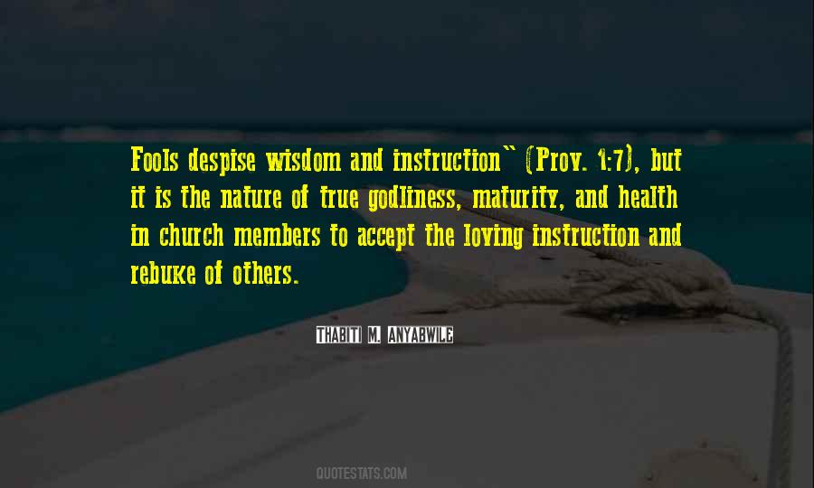 Wisdom Of Fools Quotes #79223
