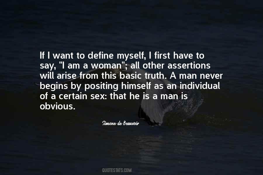 Define A Man Quotes #1776523