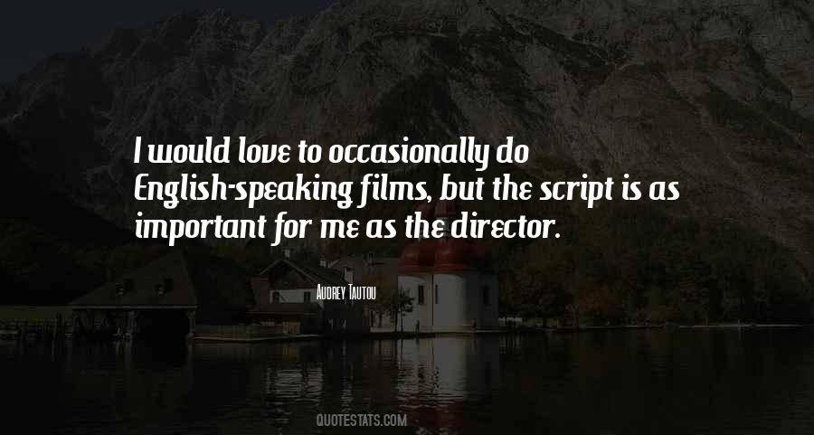 Speaking Love Quotes #678723