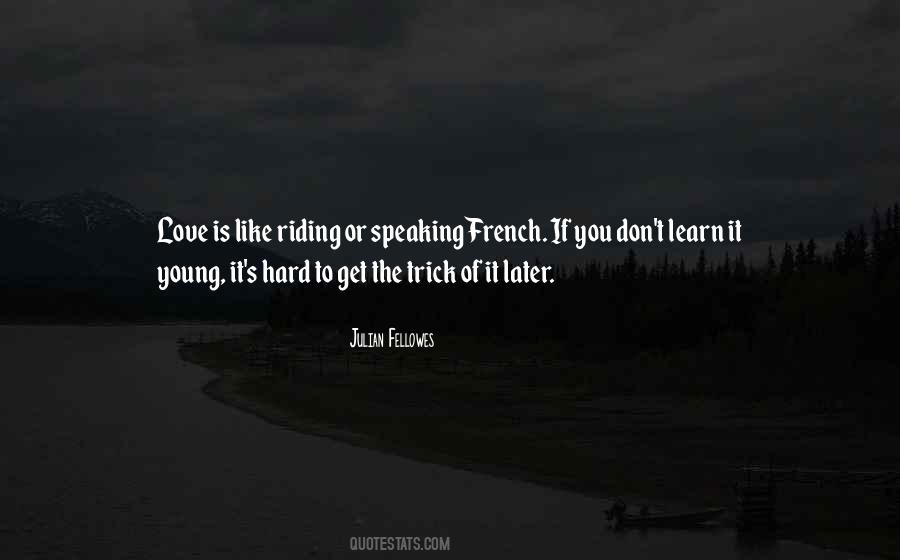 Speaking Love Quotes #800927