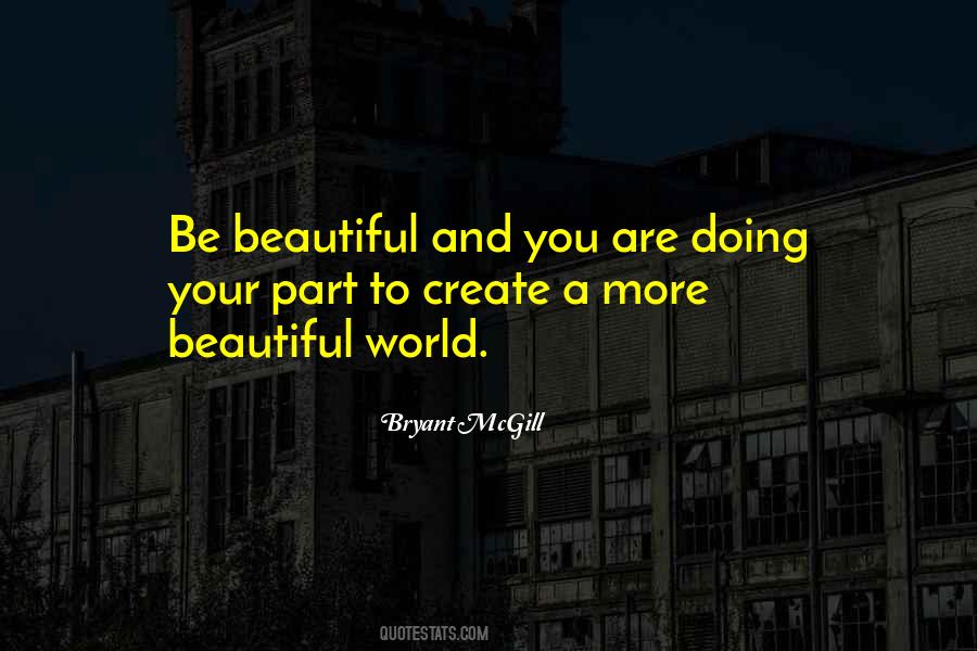 Beauty World Quotes #804162