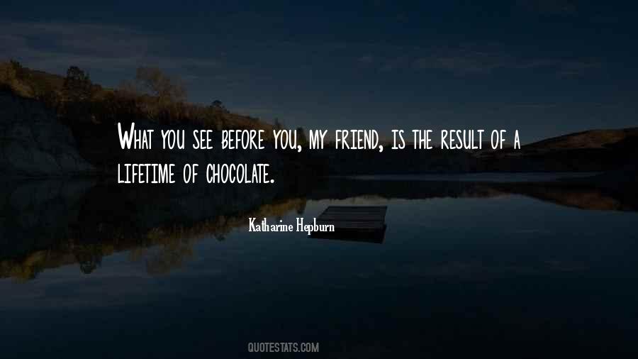 Chocolate Friend Quotes #376778