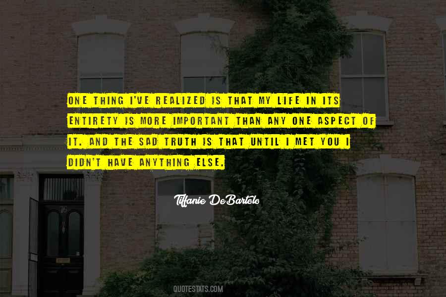 Important Sad Quotes #493938