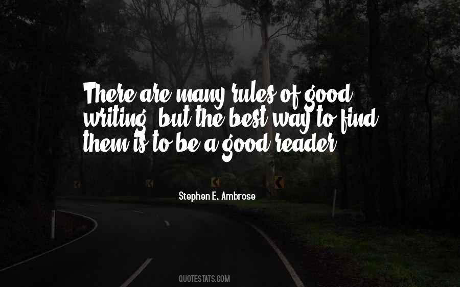 Quotes About A Good Reader #1067556