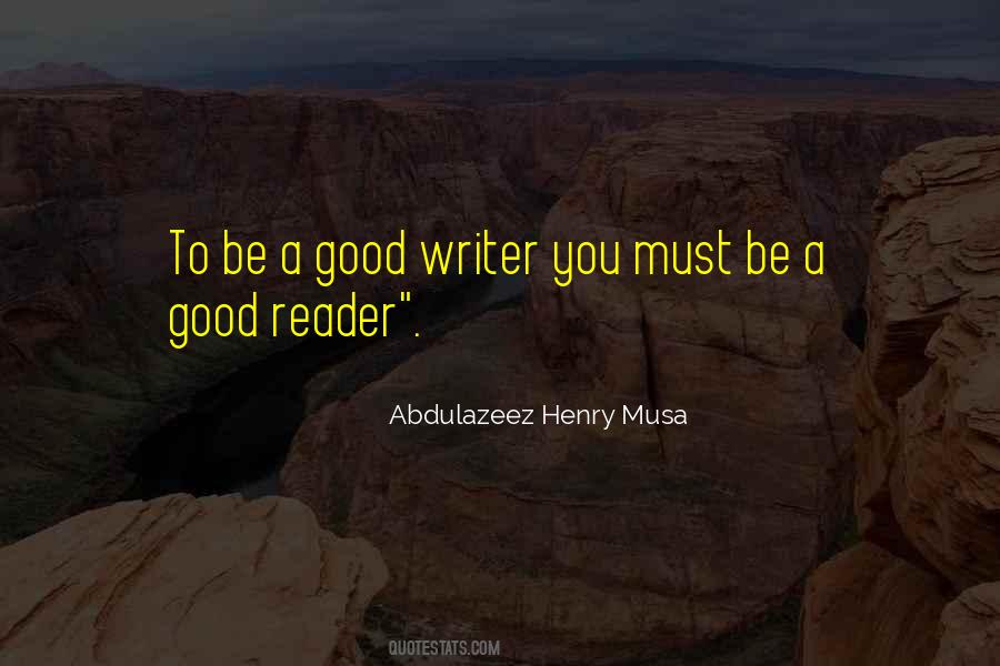 Quotes About A Good Reader #19069