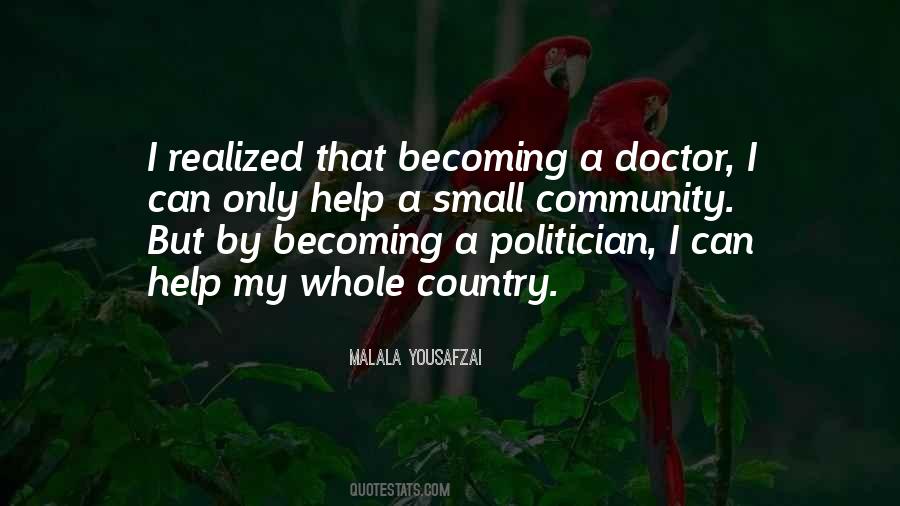 Small Doctor Quotes #814310