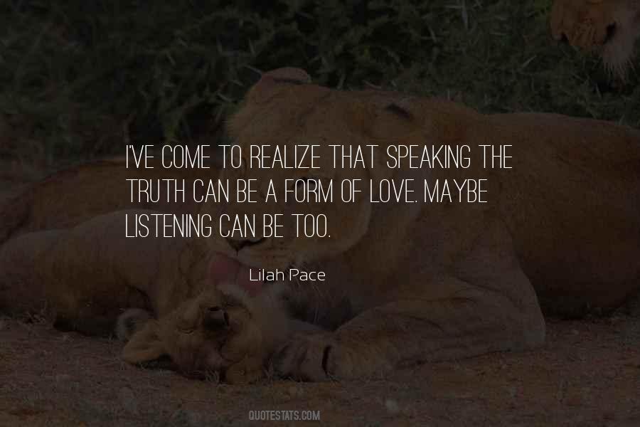 Love Speaking Quotes #1453358