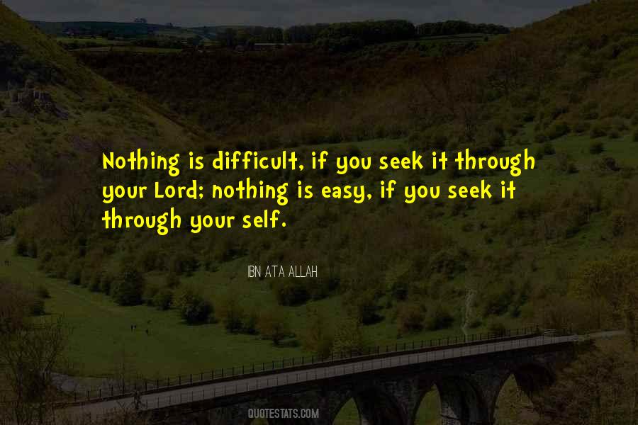 Nothing Is Difficult Quotes #1011284