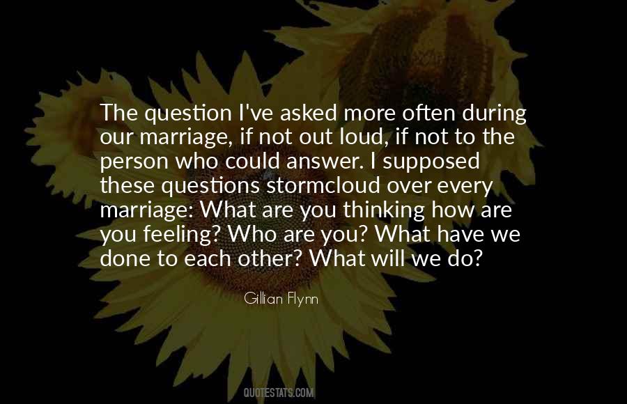 Marriage Feeling Quotes #1632648
