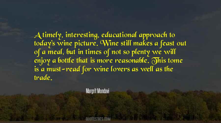 A Bottle Of Wine Quotes #185793