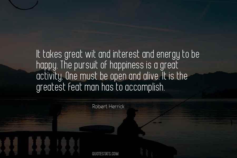 Man Happiness Quotes #1314469