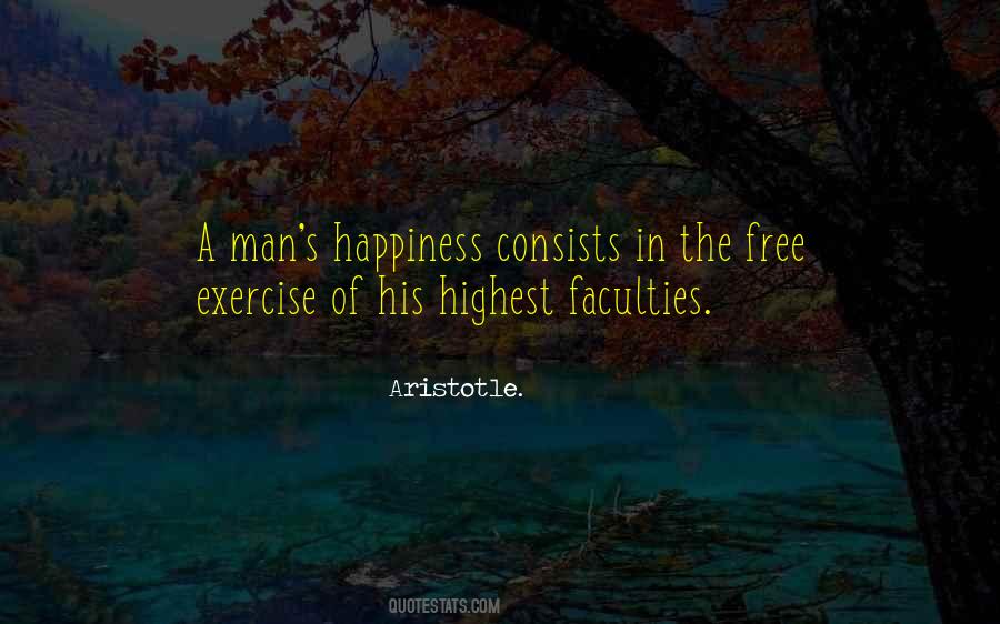 Man Happiness Quotes #367850