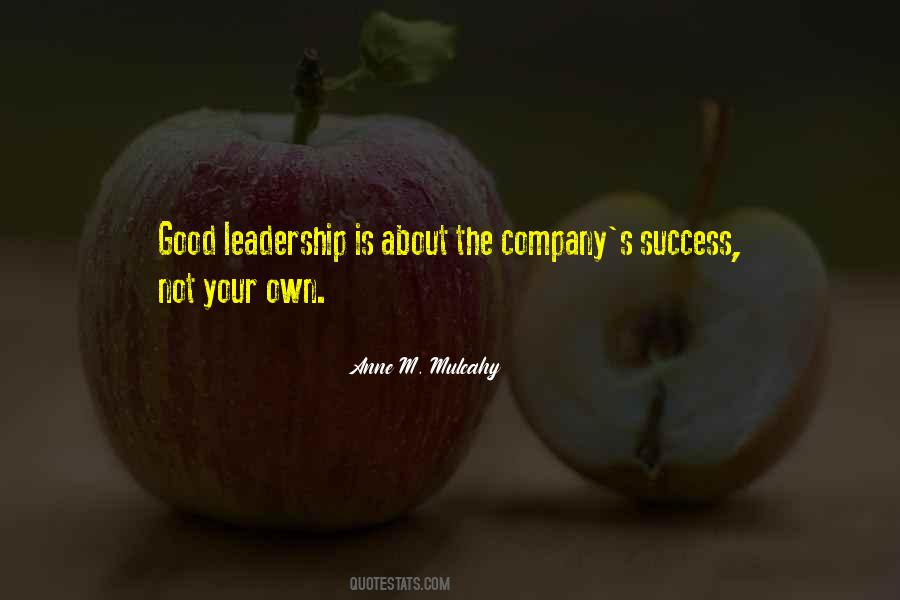 Success Leadership Quotes #1118857