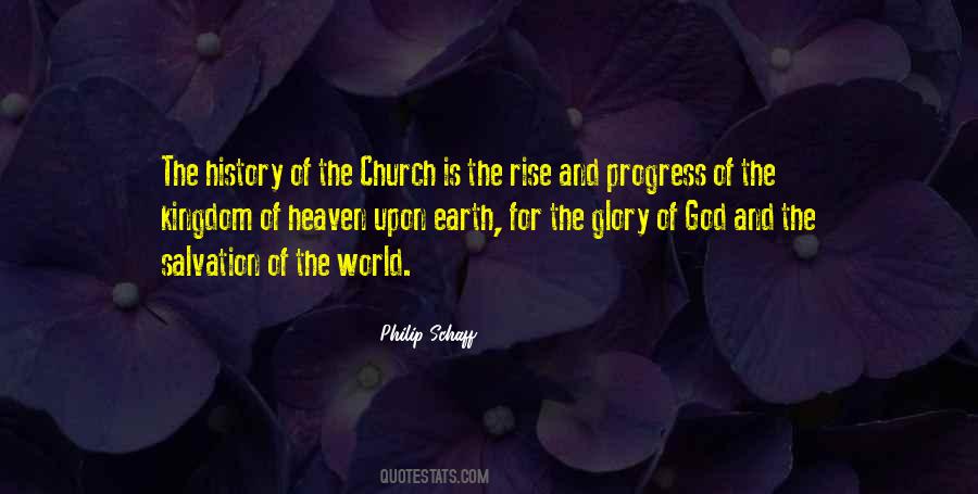 Church And Kingdom Of God Quotes #1482612