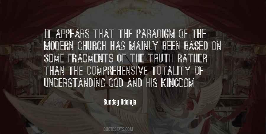 Church And Kingdom Of God Quotes #273549