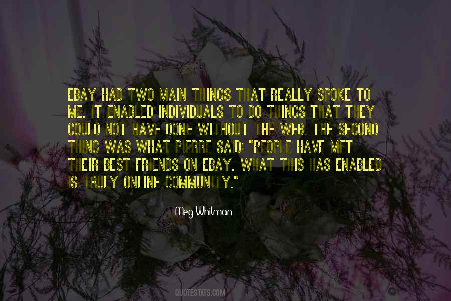 Friends Online Quotes #1080321