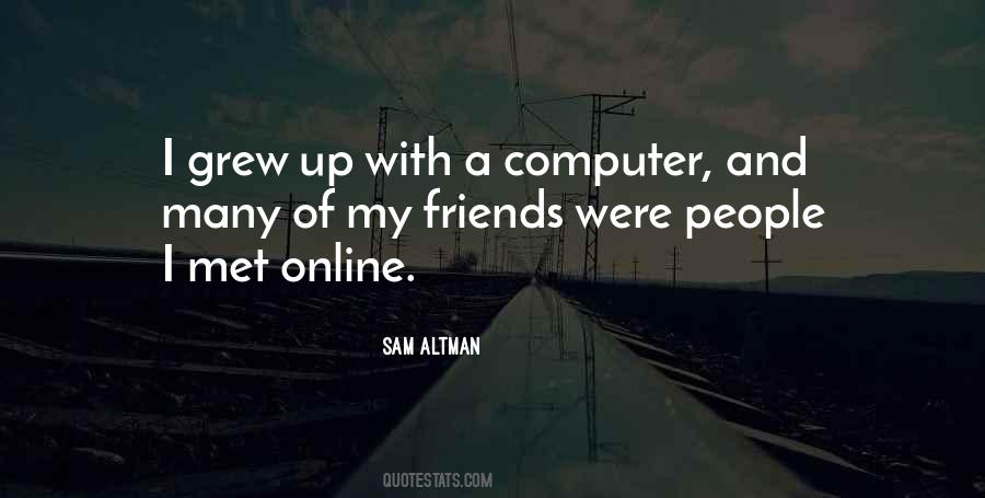 Friends Online Quotes #1457892