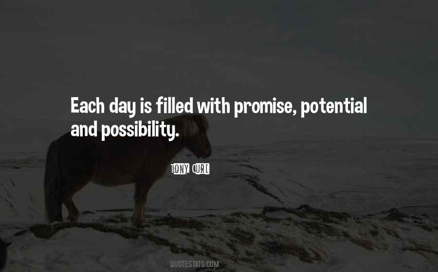Promise Of A New Day Quotes #25924