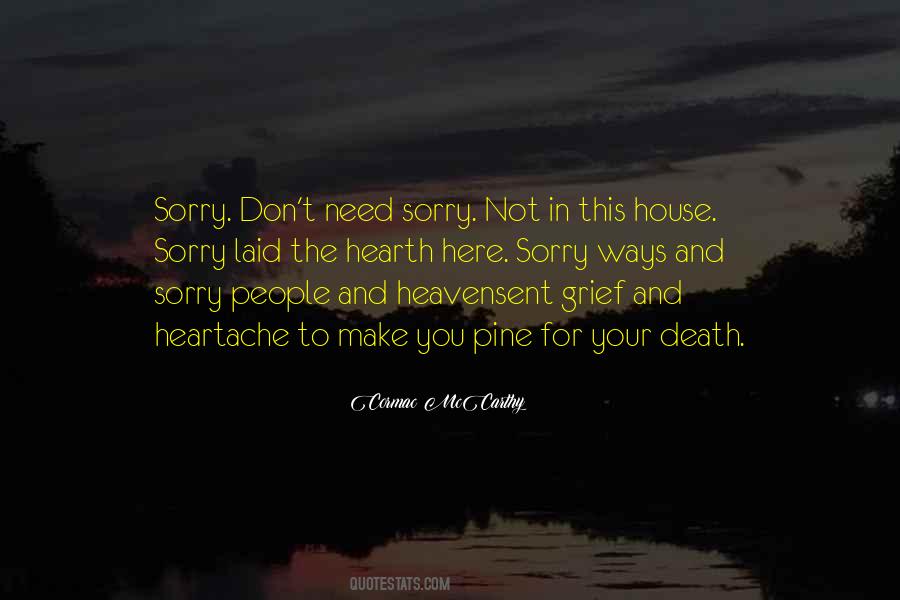 Death Heartache Quotes #1549468