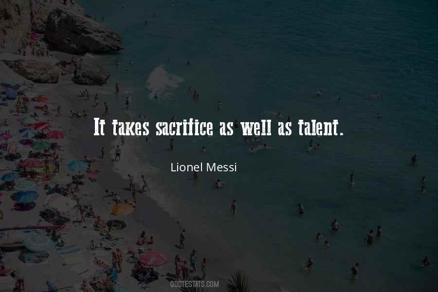 Sports Sacrifice Quotes #658015