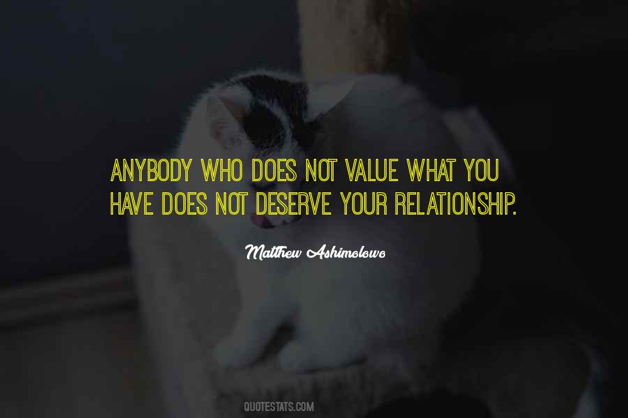 Who Value You Quotes #909981