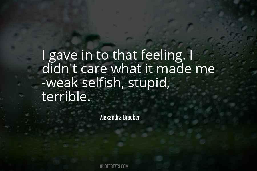 Feeling Stupid Quotes #688957