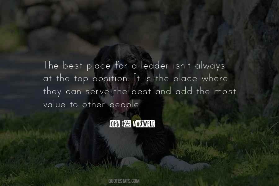Add Value To Others Quotes #251497