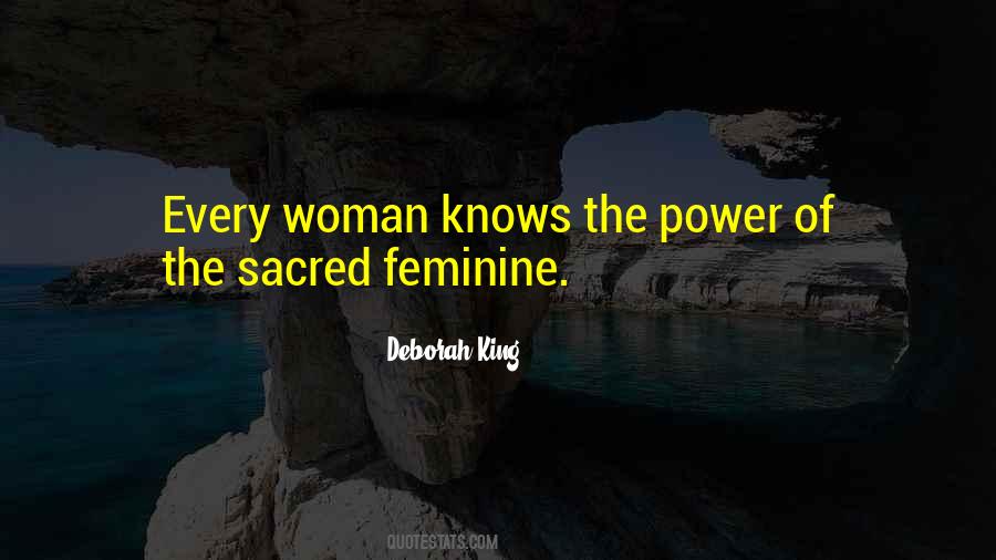 The Sacred Woman Quotes #1659523