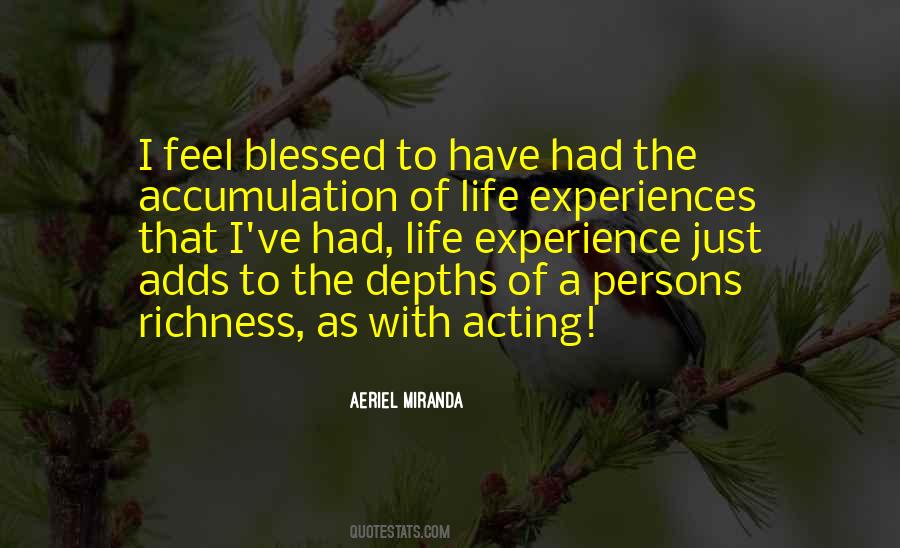 When You Feel Blessed Quotes #283916