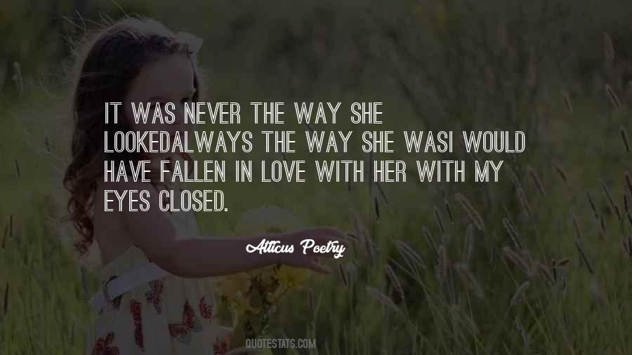 In Love With Her Eyes Quotes #819407