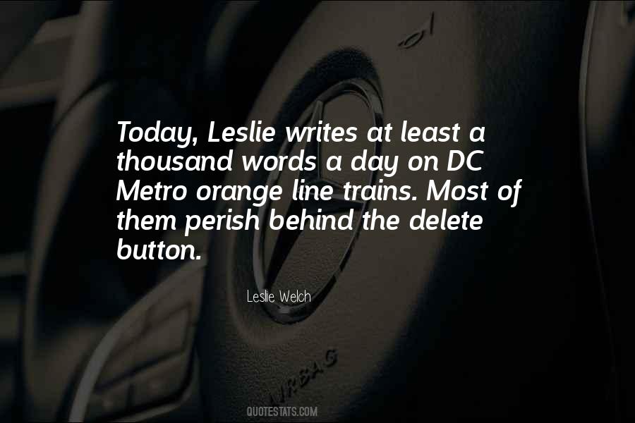 Quotes About The Metro #968797