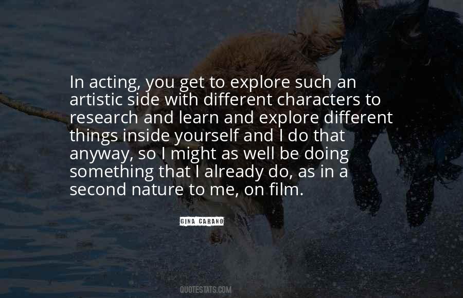 Learn To Be Yourself Quotes #1260961
