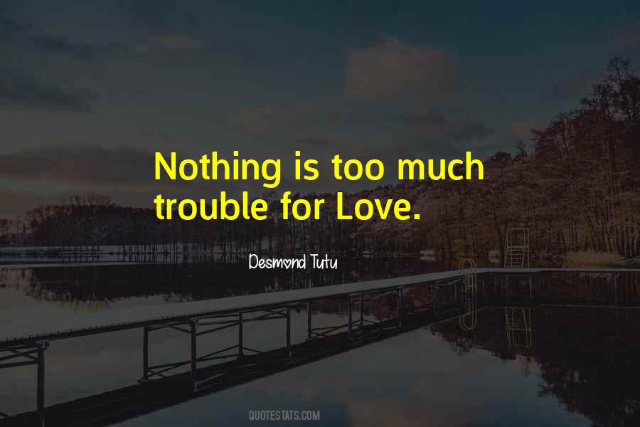 Nothing Is Too Much Quotes #1033902