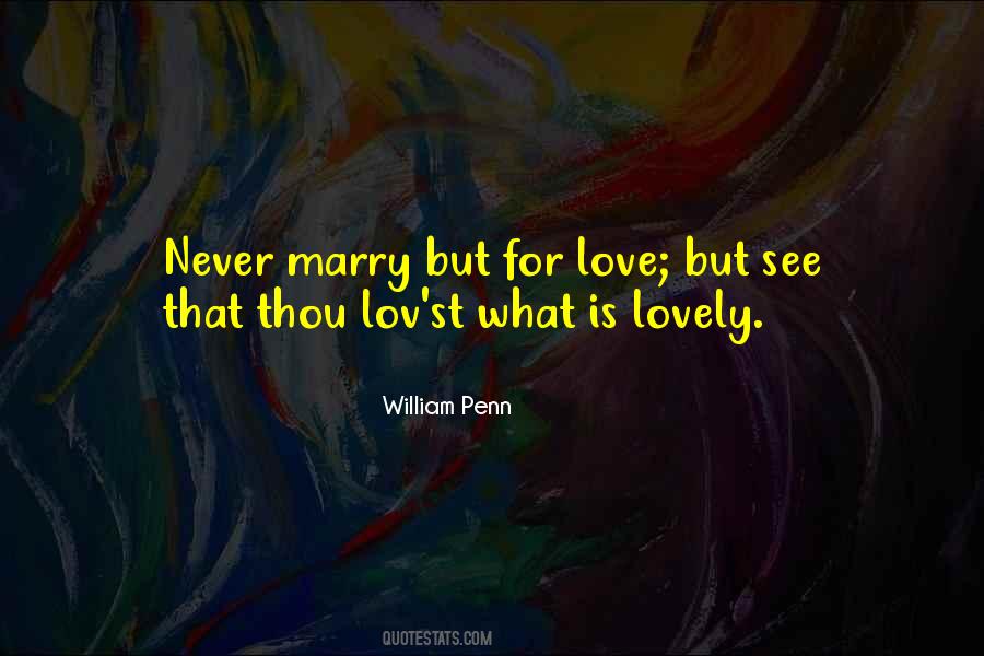 Quotes About Marriage For Love #442131