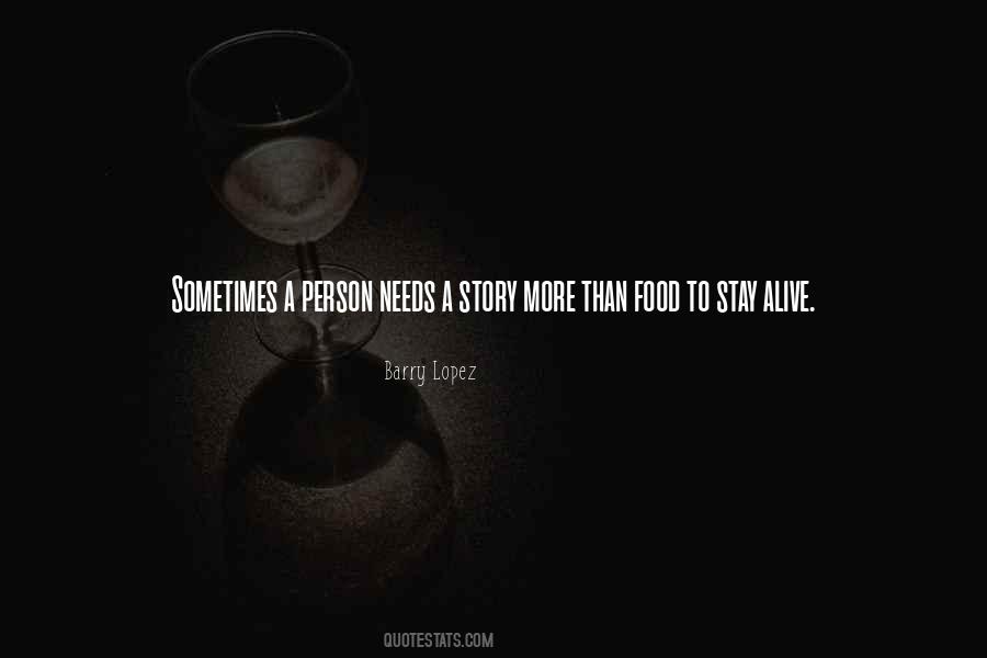 Food Story Quotes #1812795